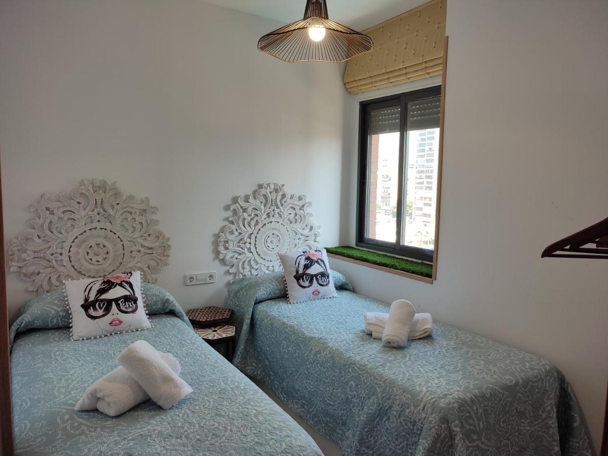 Junto Playa Levante Con Terraza Chill-Out-2 Wcs-A Estrenar Gemelos 23 Benidorm Exteriér fotografie
